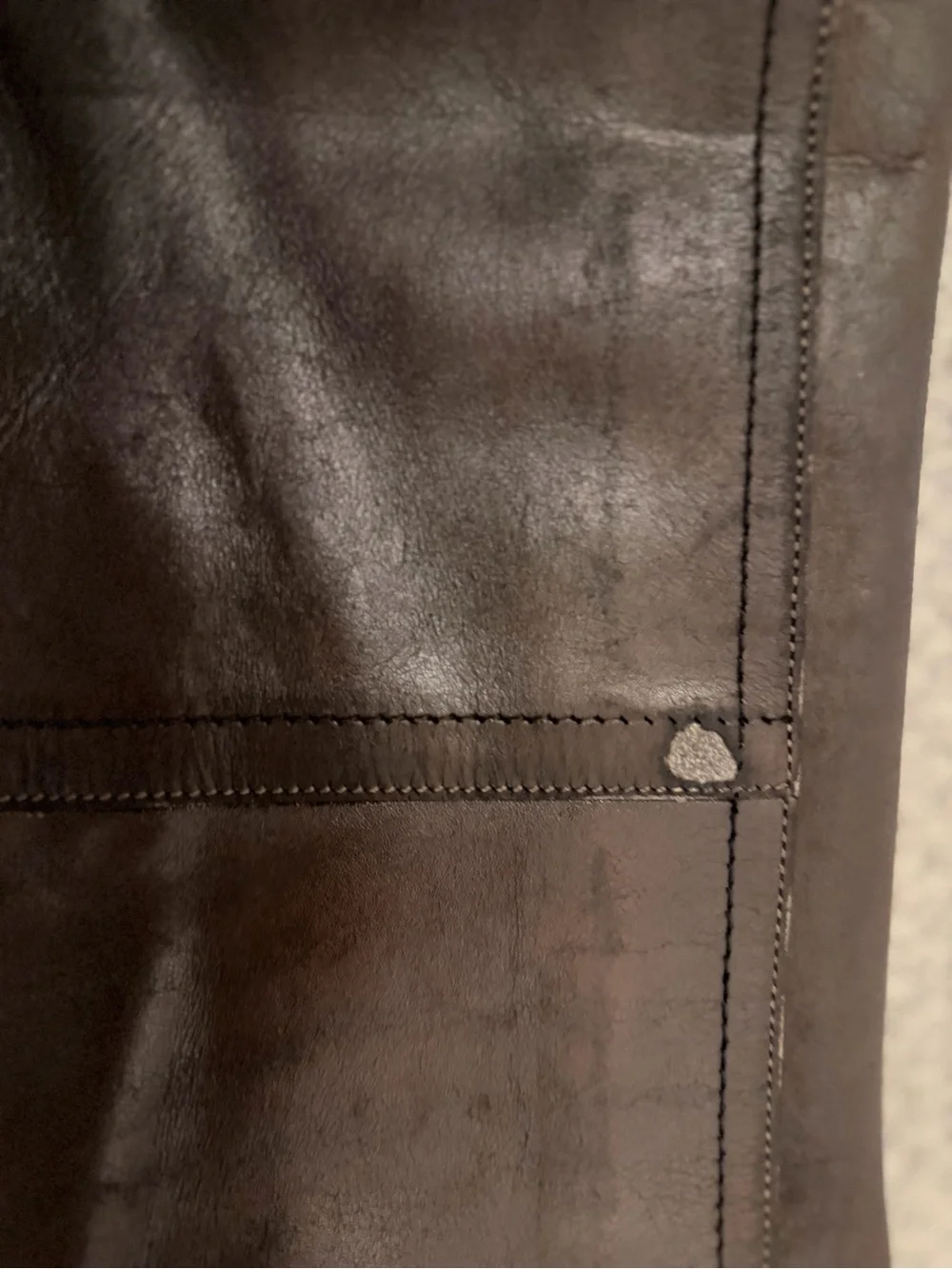 COACH Leather Messenger Bag - Brown